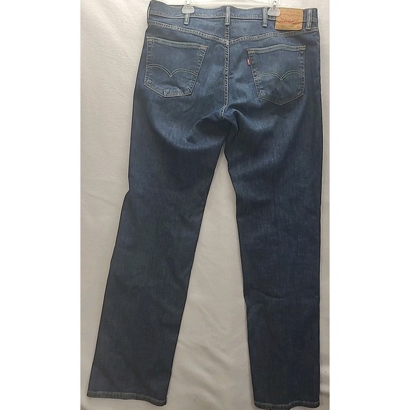 Levis 559 Jeans Mens Tag 38X36 Measures 40X37 Relaxed Straight Blue Dark Wash - Picture 9 of 13